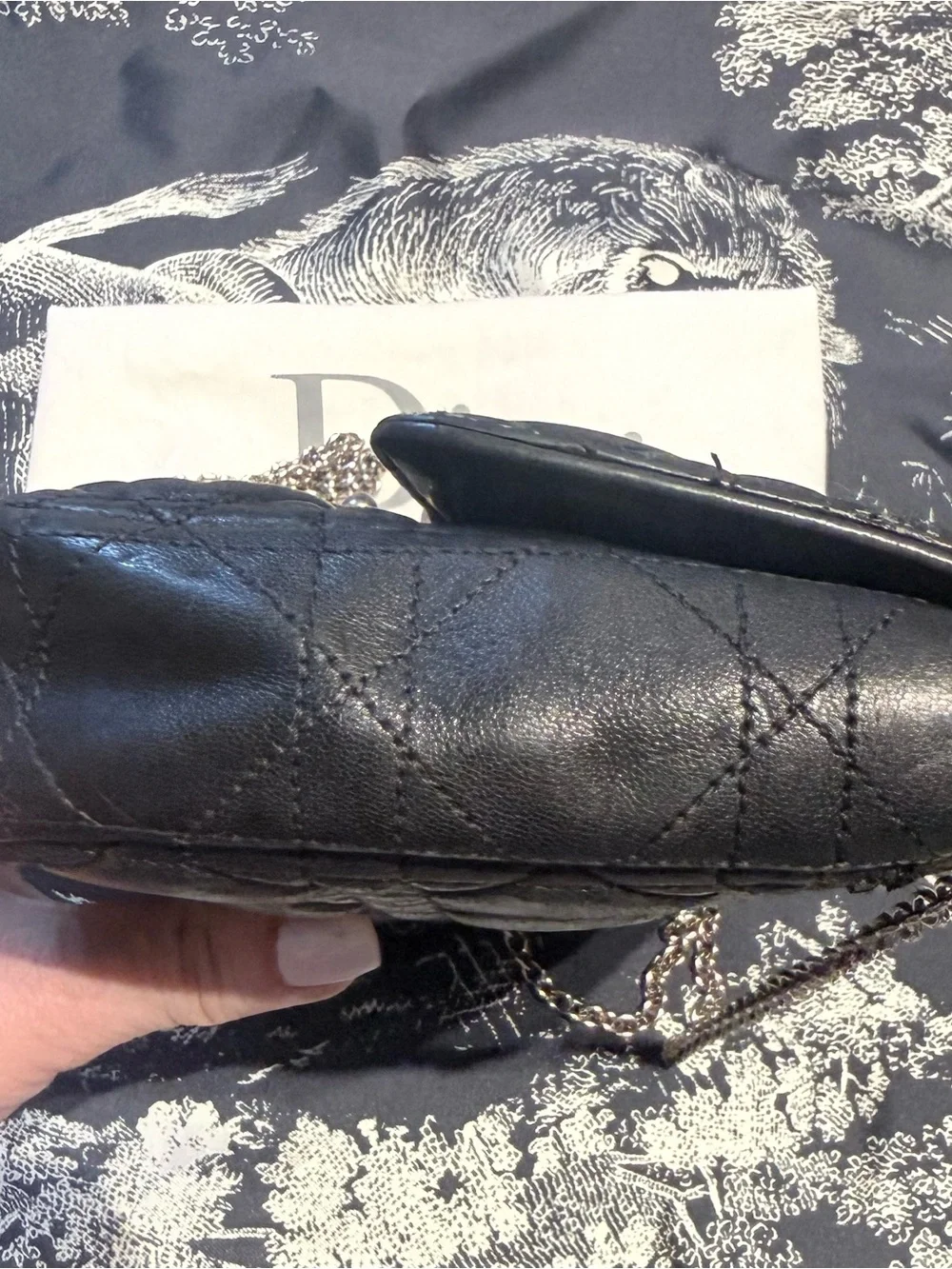 Christian Dior Small Cannage Crossbody Bag